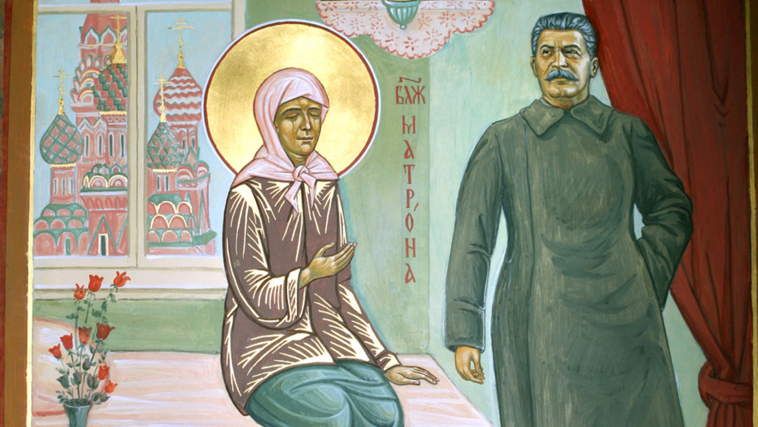 Ikone der Matrona von Moskau: Georgische Orthodoxe Kirche fordert Entfernung von Stalins Darstellung