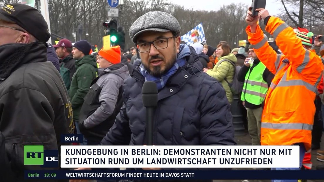Kundgebung in Berlin: Unzufriedenheit nicht nur mit Situation rund um Landwirtschaft