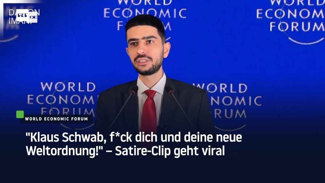 "Klaus Schwab, f*ck dich und deine neue Weltordnung!" – Satire-Clip geht viral