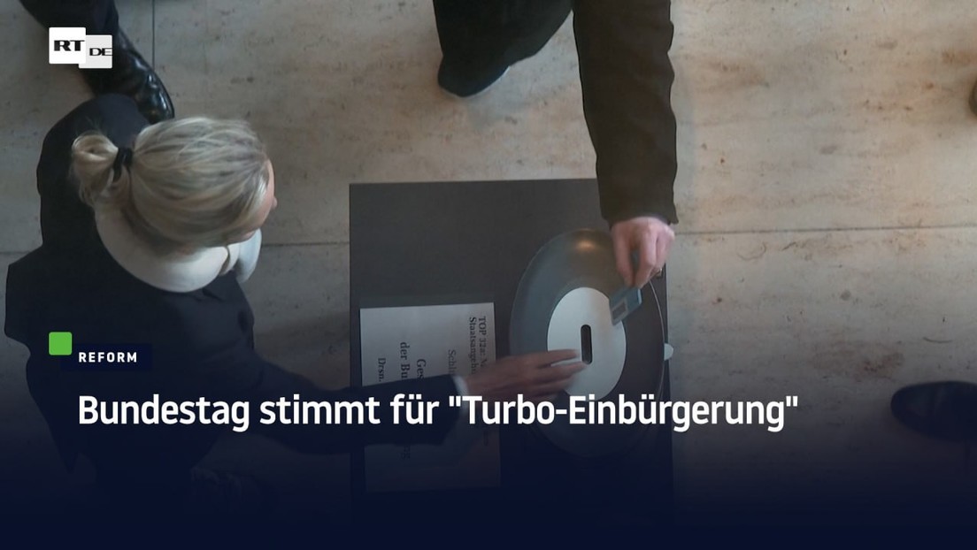 Bundestag stimmt für "Turbo-Einbürgerung"