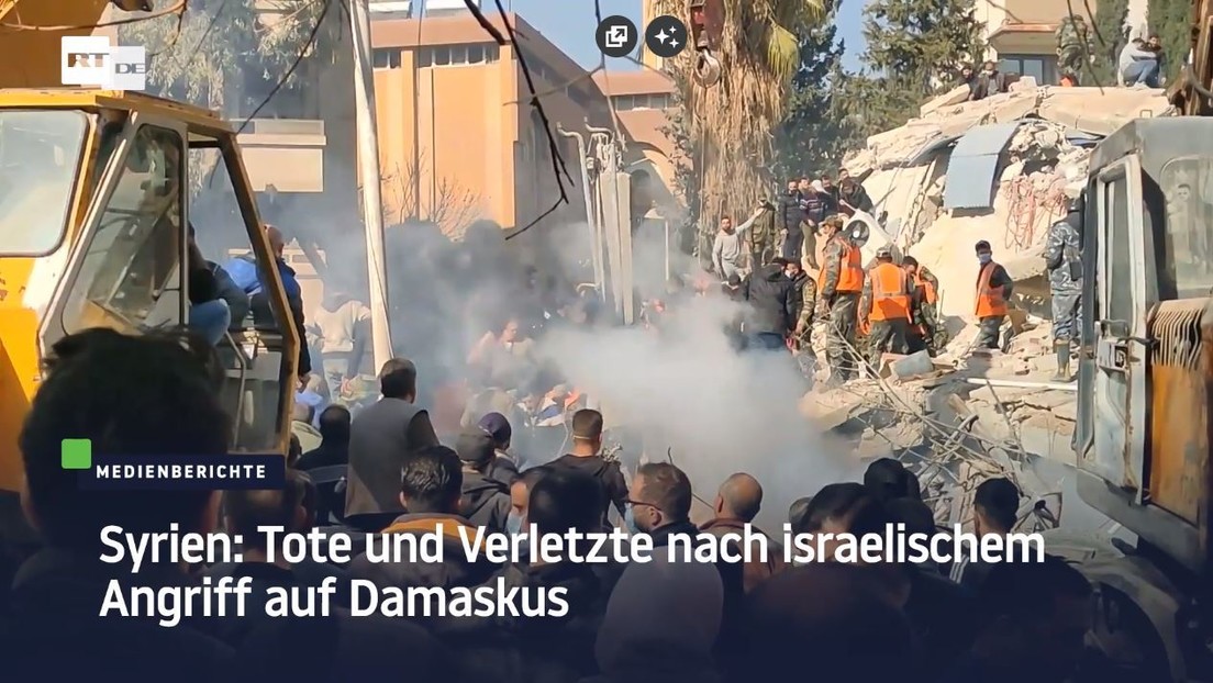 Mehrere Tote nach israelischem Angriff auf Damaskus, darunter vier iranische Offiziere