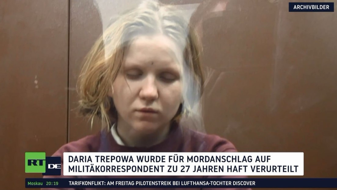 Nach Anschlag in Sankt Petersburg: 27 Jahre Haft für Daria Trepowa