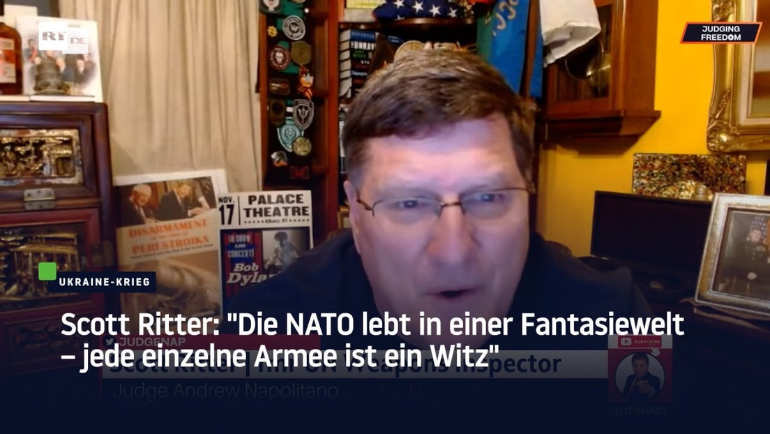 Scott Ritter: "Die NATO lebt in einer Fantasiewelt – jede einzelne Armee ist ein Witz"