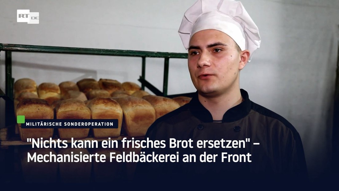 "Für unsere Kameraden an der Front" – Feldköche backen täglich frisches Brot