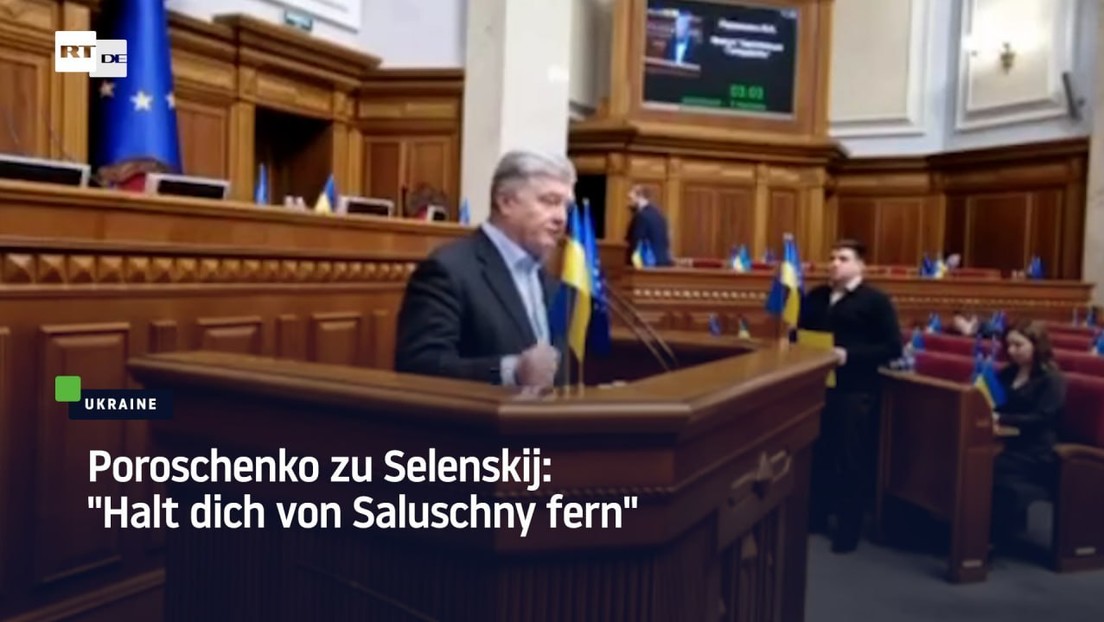 Poroschenko zu Selenskij: "Halt dich von Saluschny fern"