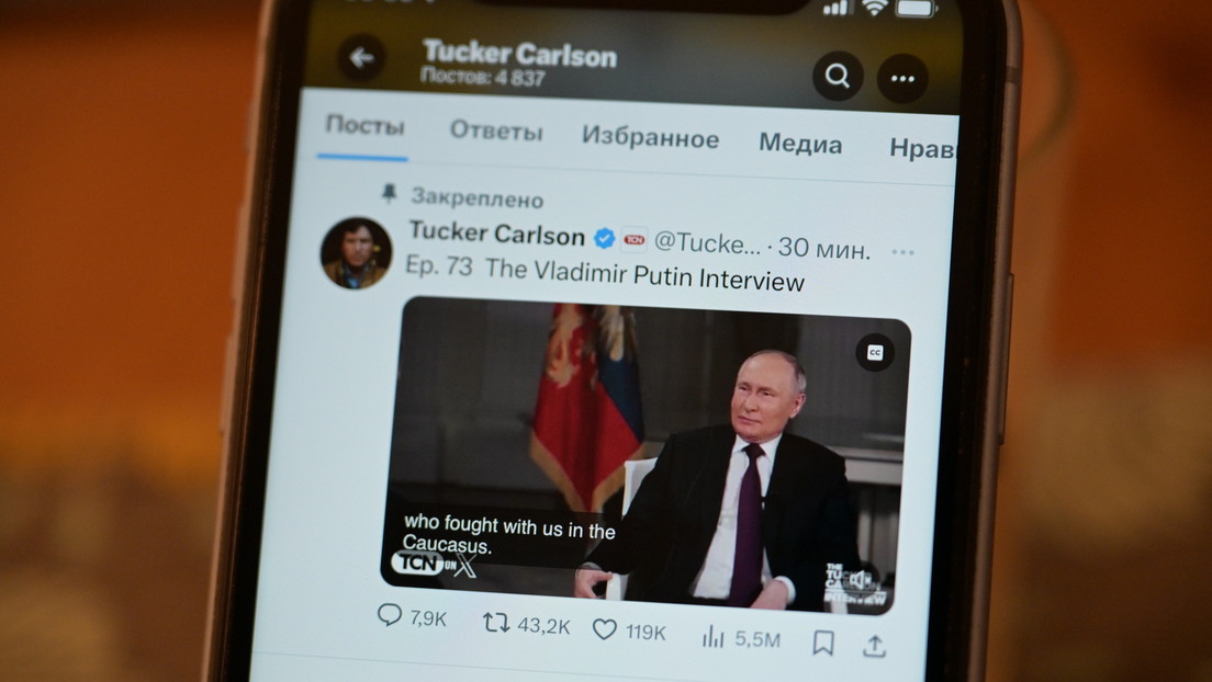 Kreml hegt nach Carlsons Putin-Interview keine Hoffnung auf Unterstützung: Ziel war Denkanregung