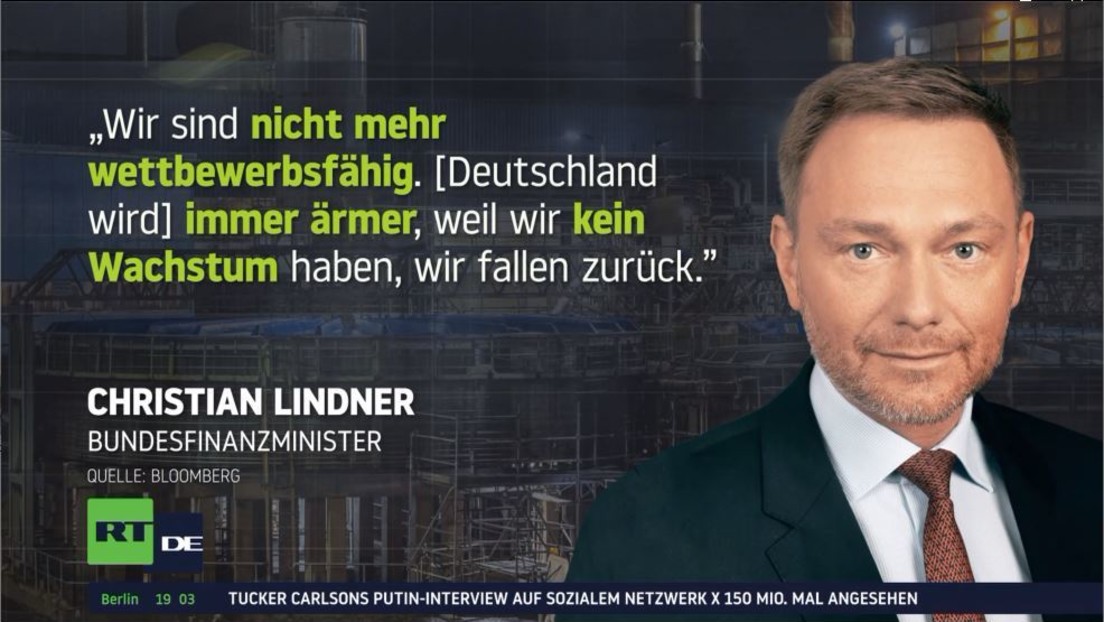 Bloomberg: "Deutschlands Tage als industrielle Supermacht sind gezählt"