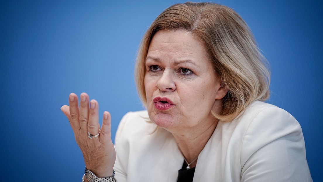 Nancy Faeser droht: "Bei Rechtsextremisten jeden Stein umdrehen"
