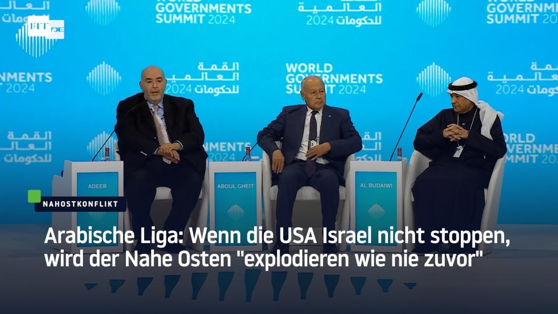 Arabische Liga: Wenn die USA Israel nicht stoppen, wird der Nahe Osten "explodieren wie nie zuvor"