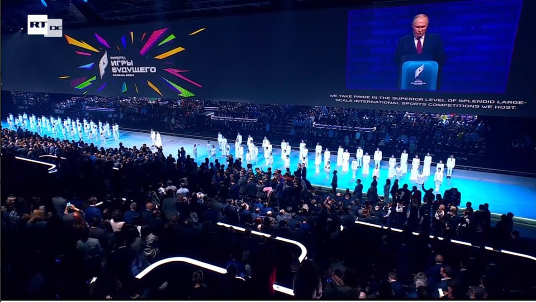 LIVE: Putin eröffnet Games of the Future in Kasan (Russland)