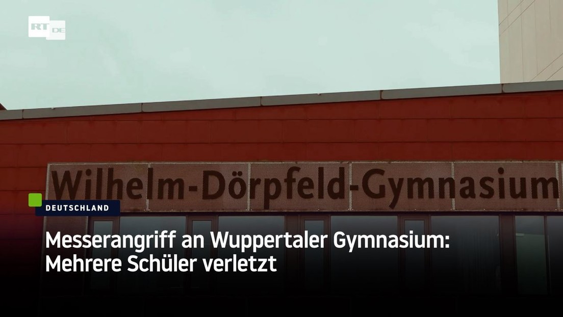 Messerangriff an Wuppertaler Gymnasium: Mehrere Schüler verletzt