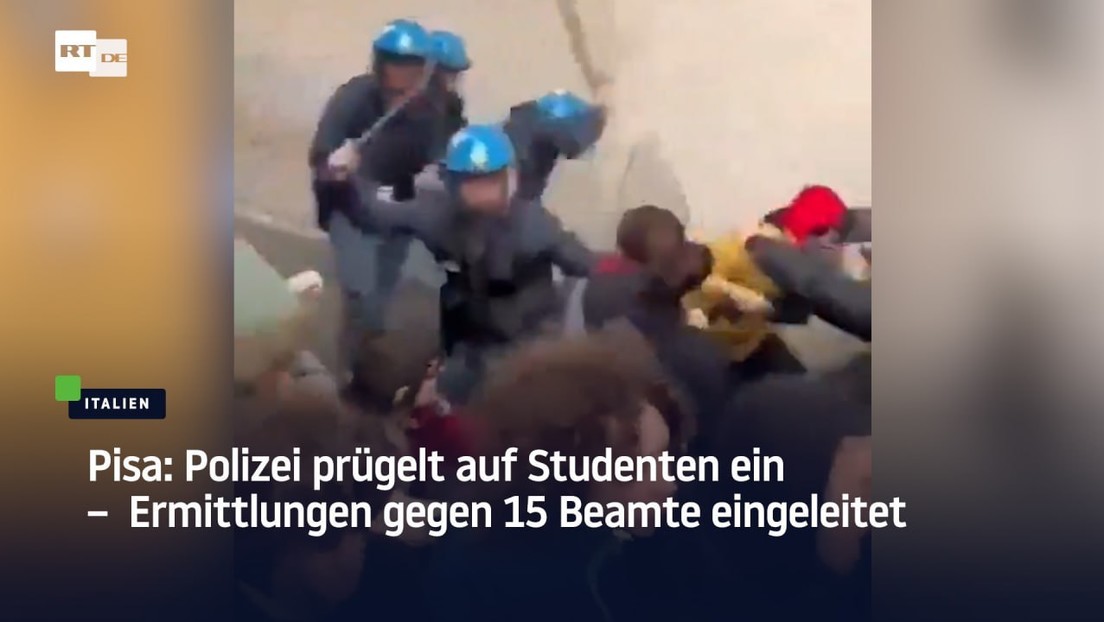 Pisa: Polizei prügelt auf Studenten ein – Ermittlungen gegen 15 Beamte eingeleitet