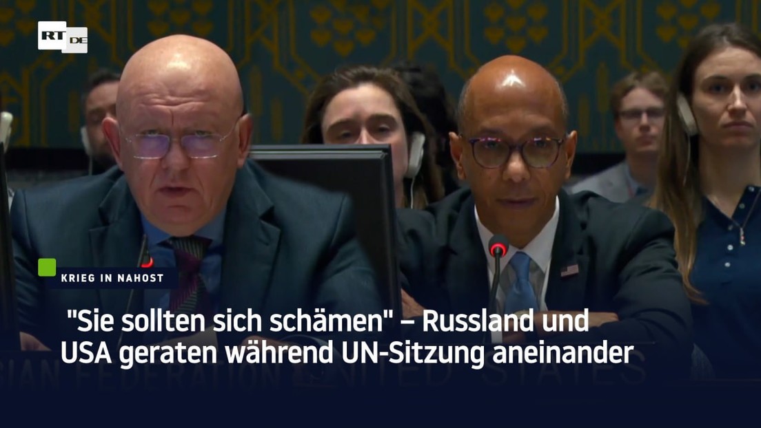 "Sie sollten sich schämen" – Russland und USA geraten während UN-Sitzung aneinander