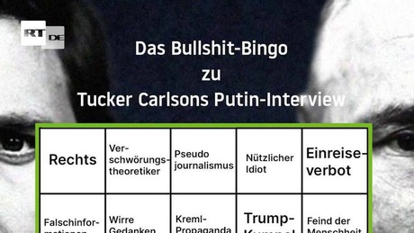 Der tägliche Wahnsinn – Das große Tucker Carlson-Bullshit-Bingo