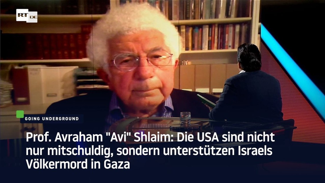 Prof. Avraham Shlaim: Die USA unterstützen Israels Völkermord in Gaza