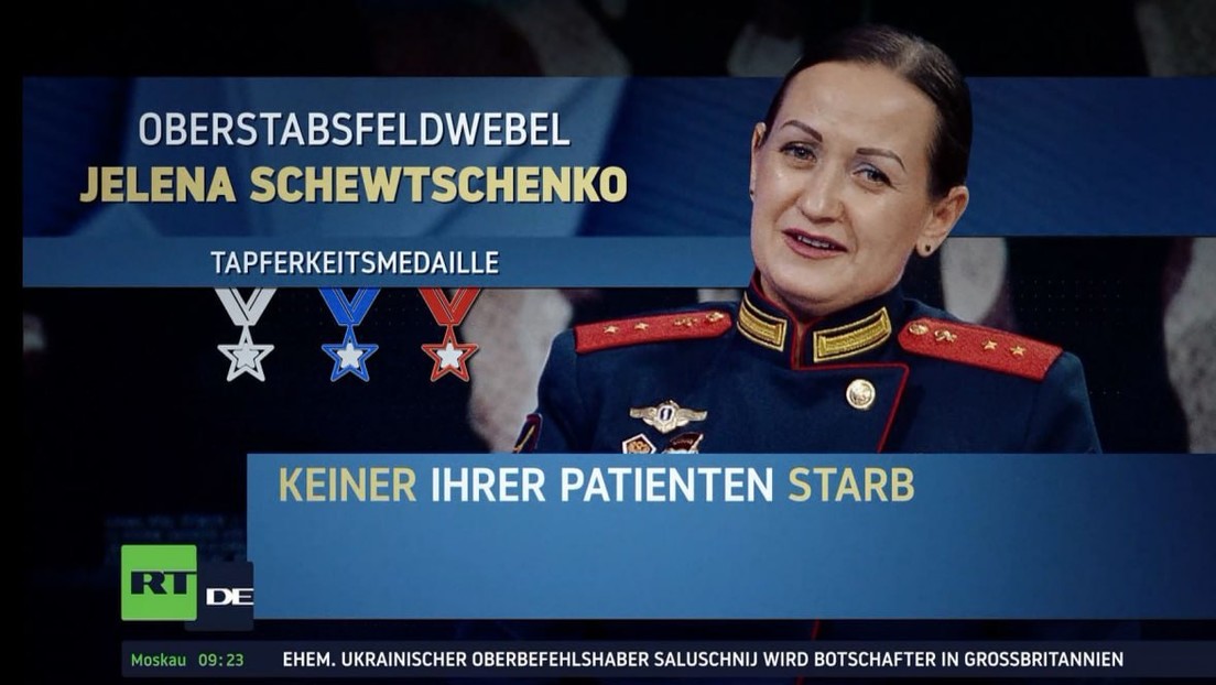 Helden der militärischen Sonderoperation: Oberstabsfeldwebel Jelena Schewtschenko