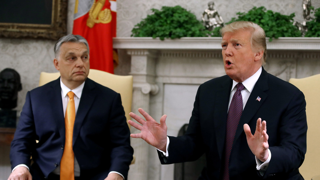 Ganz offen: Orbán und Trump erniedrigen Biden