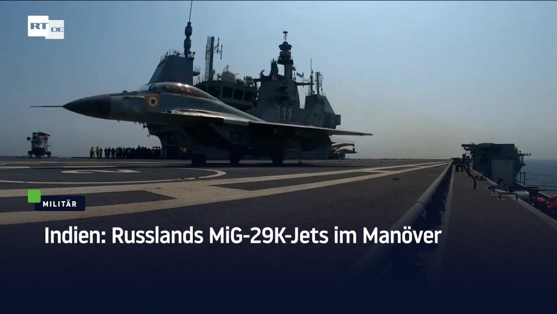 Indien: Russlands MiG-29K-Jets im Manöver