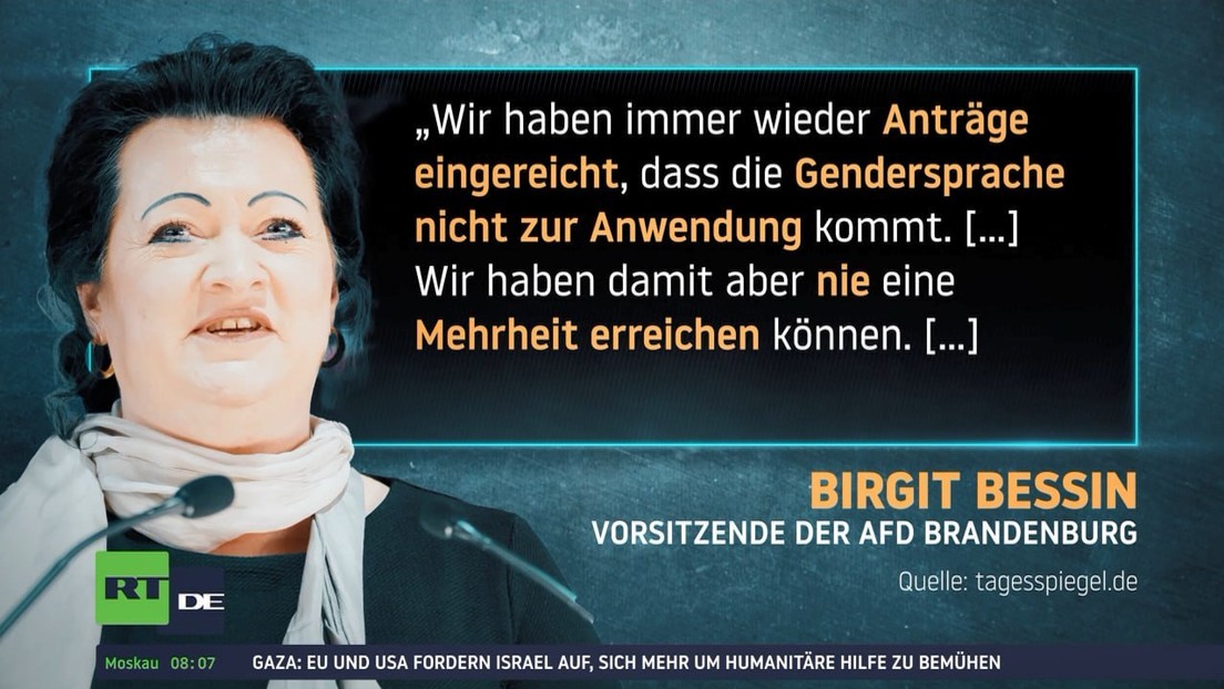 AfD-Volksinitiative gegen das Gendern in Brandenburg