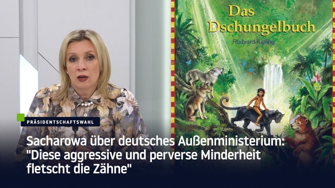 Sacharowa über deutsches Außenministerium: "Aggressive und perverse Minderheit fletscht die Zähne"