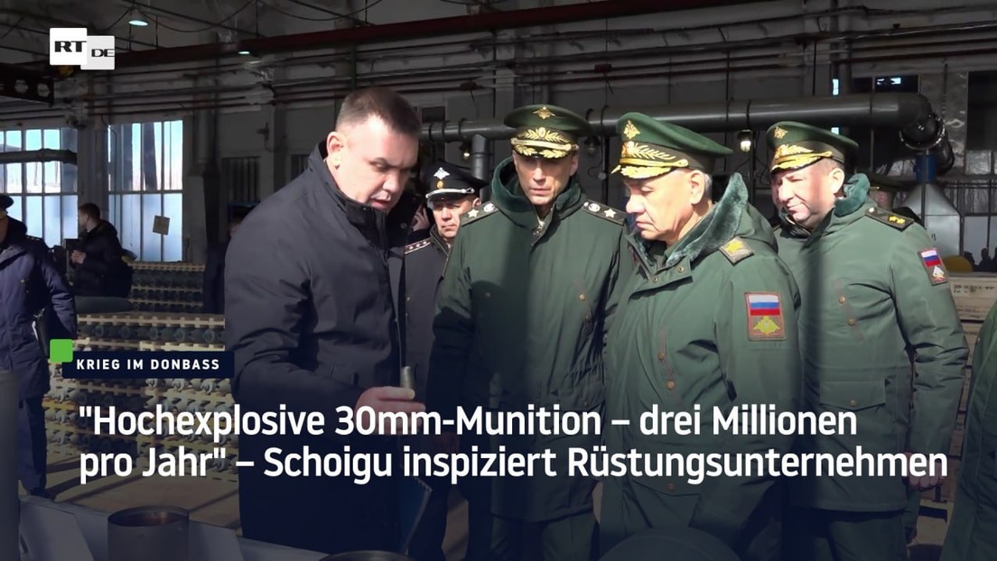 Massenproduktion von drei Tonnen schweren FAB-3000-Bomben – Schoigu inspiziert Rüstungsunternehmen