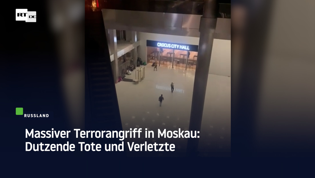 Massiver Terrorangriff in Moskau: Dutzende Tote und Verletzte