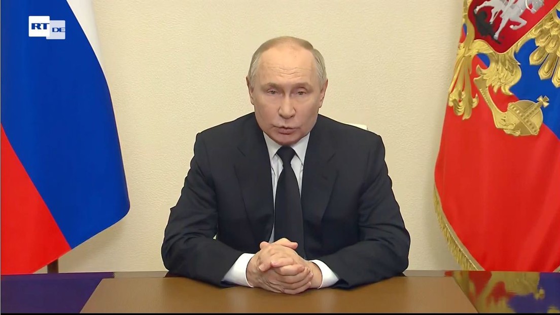 Putins Stellungnahme zum Terrorangriff in Crocus City Hall