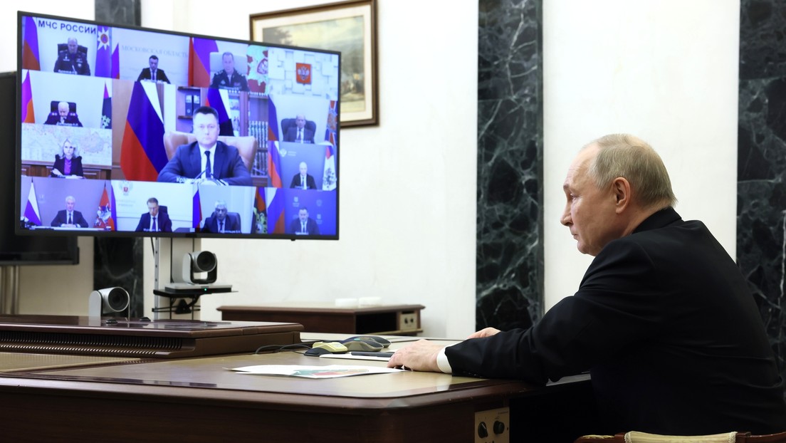 Putin: Terrorakt im "Crocus" Aktion derer, die mit ukrainischen Händen Krieg gegen Russland führen