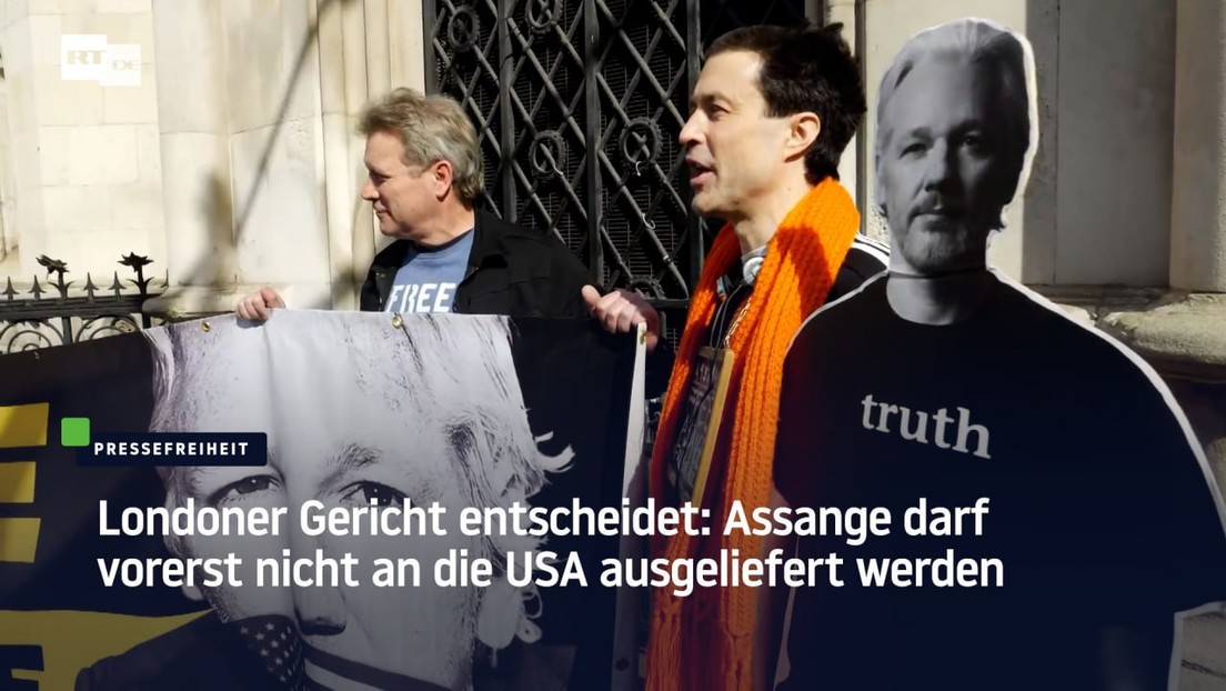 Londoner Gericht entscheidet: Assange darf vorerst nicht an die USA ausgeliefert werden