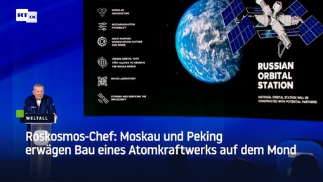 Roskosmos-Chef: Moskau und Peking erwägen Bau eines Atomkraftwerks auf dem Mond