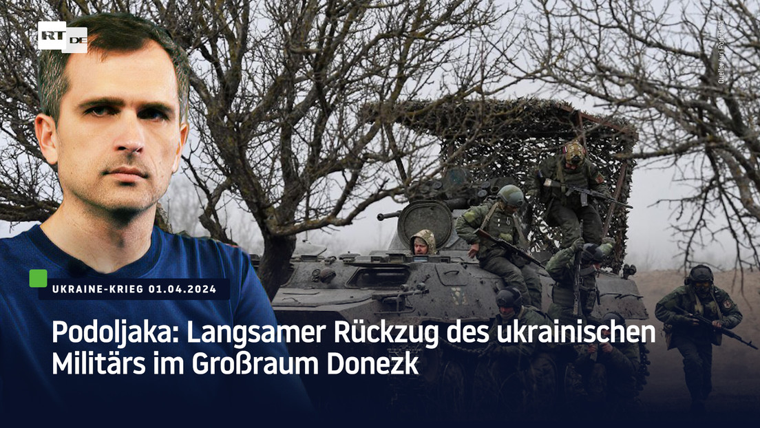 Podoljaka: Langsamer Rückzug des ukrainischen Militärs im Großraum Donezk