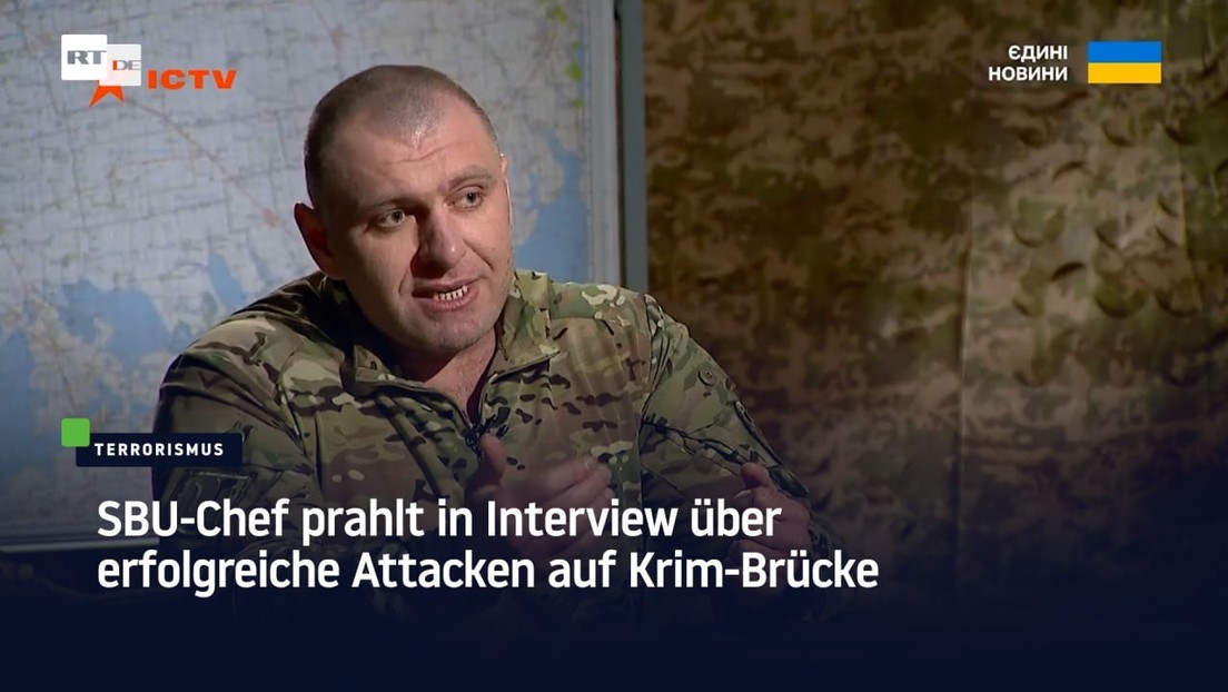 SBU-Chef prahlt in Interview über erfolgreiche Attacken auf Krim-Brücke