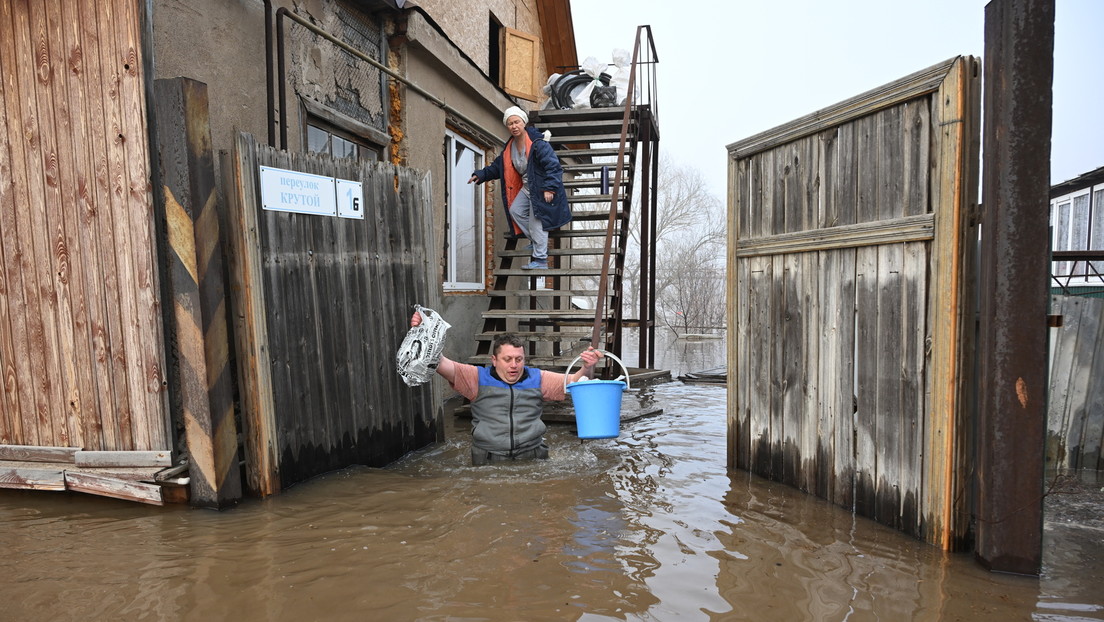 Hochwasser in Russland: Ural-Fluss auf gefährlich hohem Stand