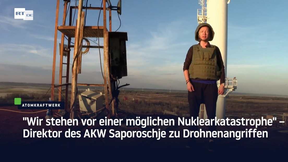 "Wir stehen vor einer möglichen Nuklearkatastrophe" – Direktor des AKW Saporoschje zu Drohnenangriff