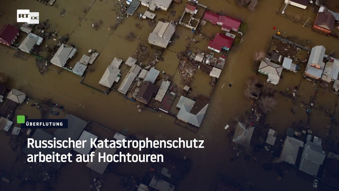 Flutkatastrophe: Russischer Katastrophenschutz arbeitet auf Hochtouren