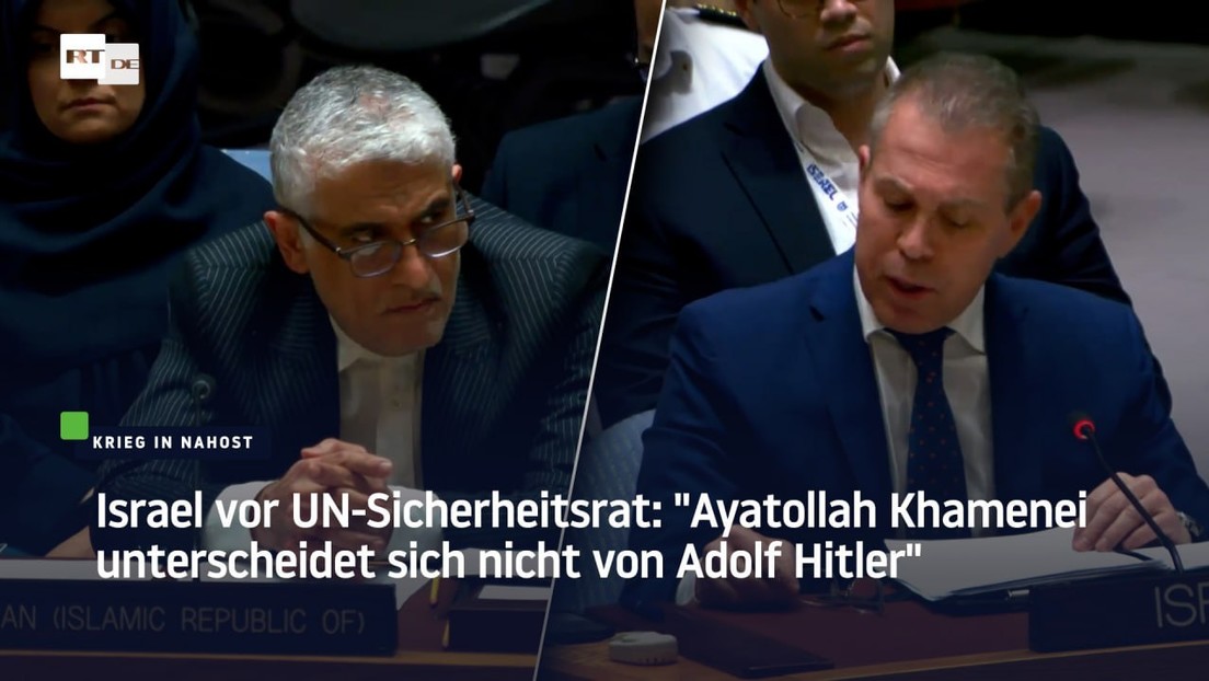 Israel vor UN-Sicherheitsrat: "Ayatollah Khamenei unterscheidet sich nicht von Adolf Hitler"