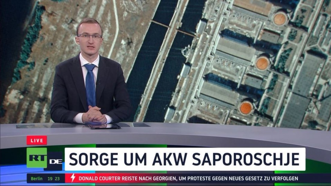 Drohnen auf AKW Saporoschje: "Idioten, die eine Nuklearkatastrophe für das eigene Volk provozieren"