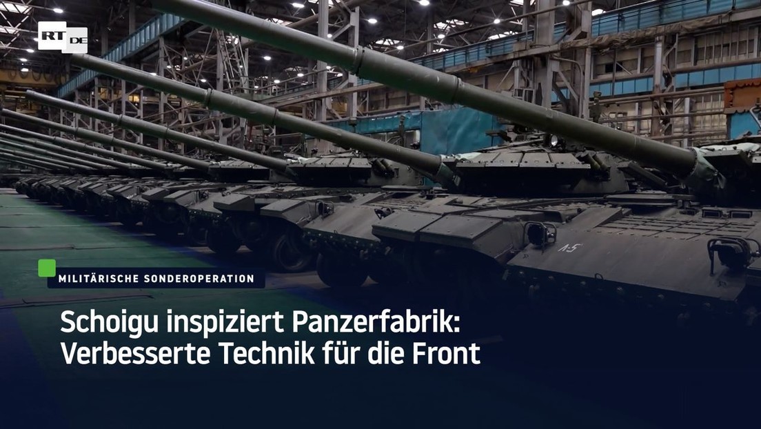 Schoigu inspiziert Panzerfabrik: Verbesserte Technik für die Front