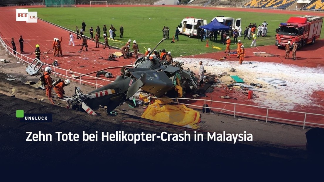 Zehn Tote bei Helikopter-Crash in Malaysia