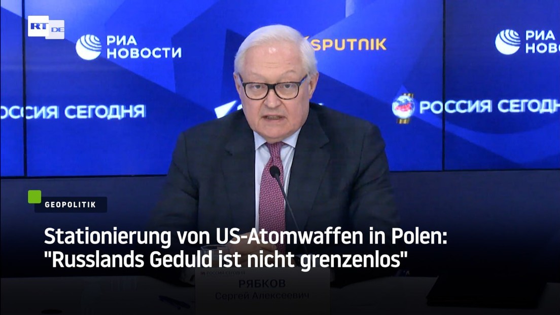 Stationierung von US-Atomwaffen in Polen: "Russlands Geduld ist nicht grenzenlos"