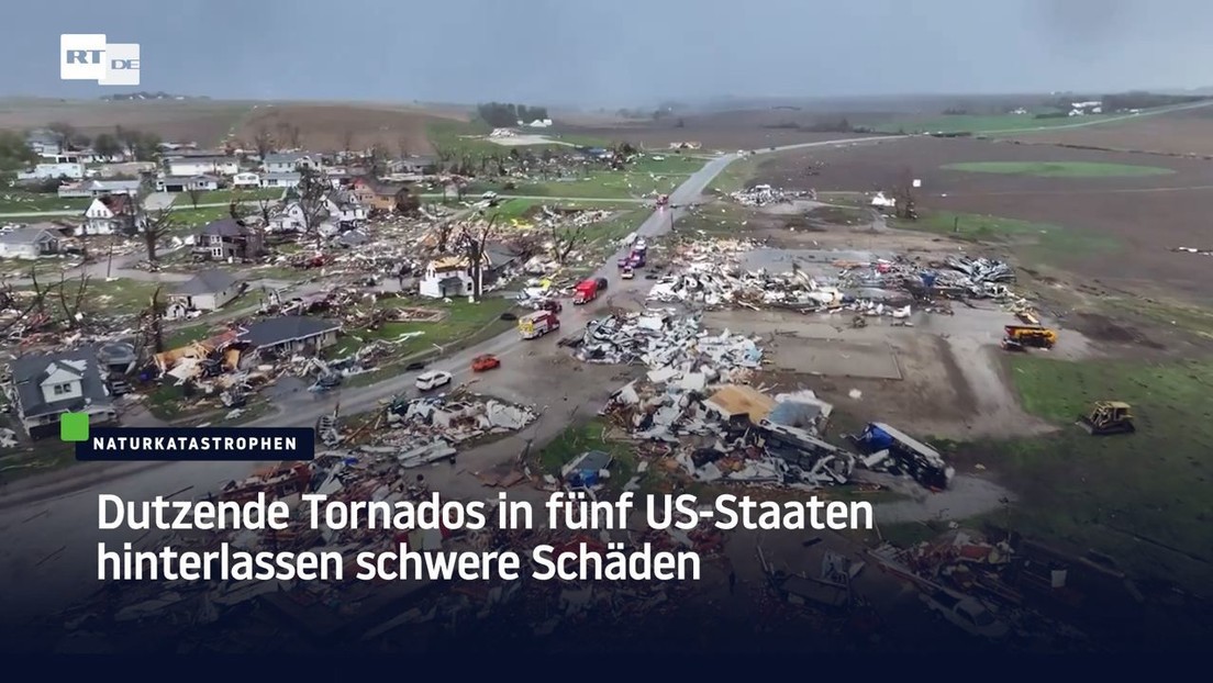 Dutzende Tornados in fünf US-Staaten hinterlassen schwere Schäden