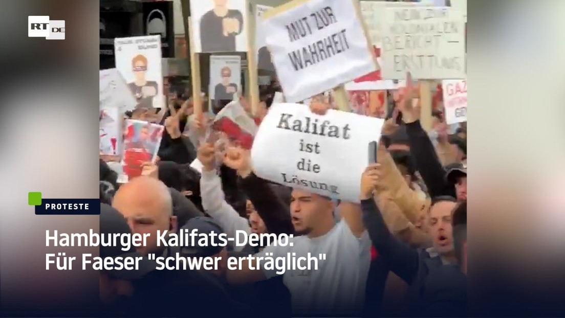 Hamburger Kalifats-Demo: Für Faeser "schwer erträglich"