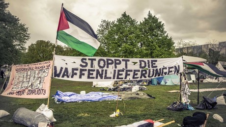 75 Festnahmen: Polizei räumt propalästinensisches Protest-Camp in Berlin