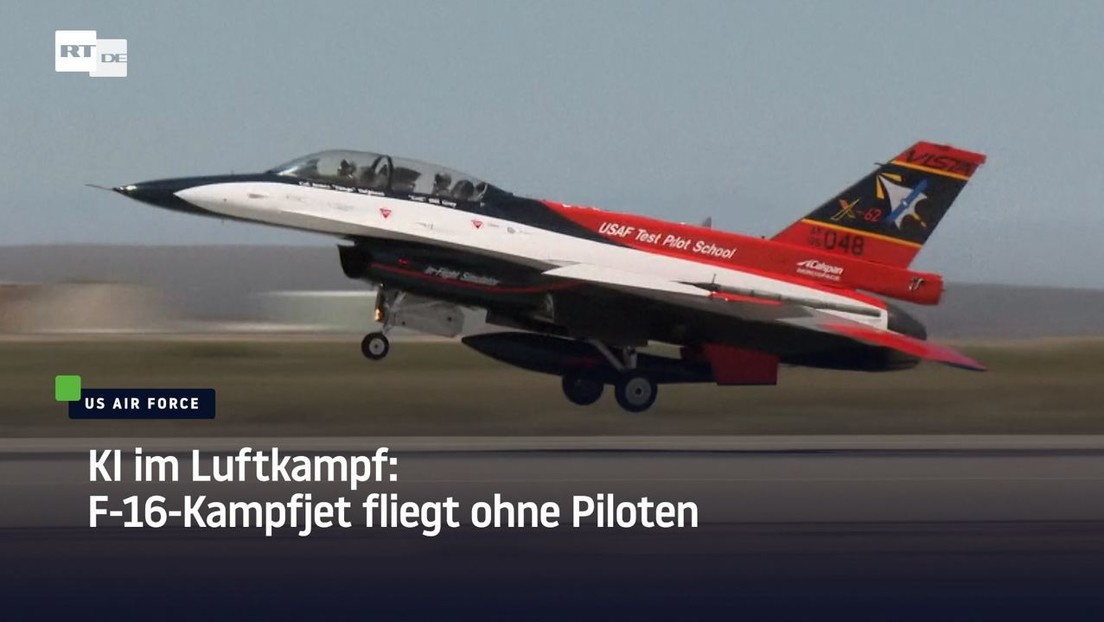 KI im Luftkampf: F-16-Kampfjet fliegt ohne Piloten