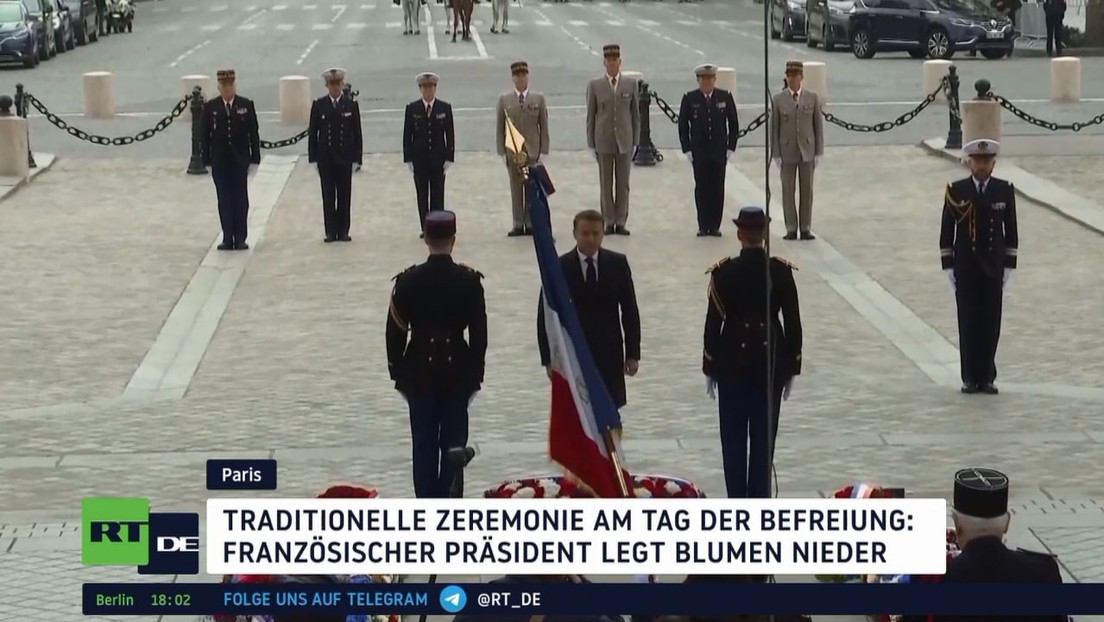 Tag der Befreiung: Scholz nur ein kurzer Tweet – Macron feierliche Zeremonie