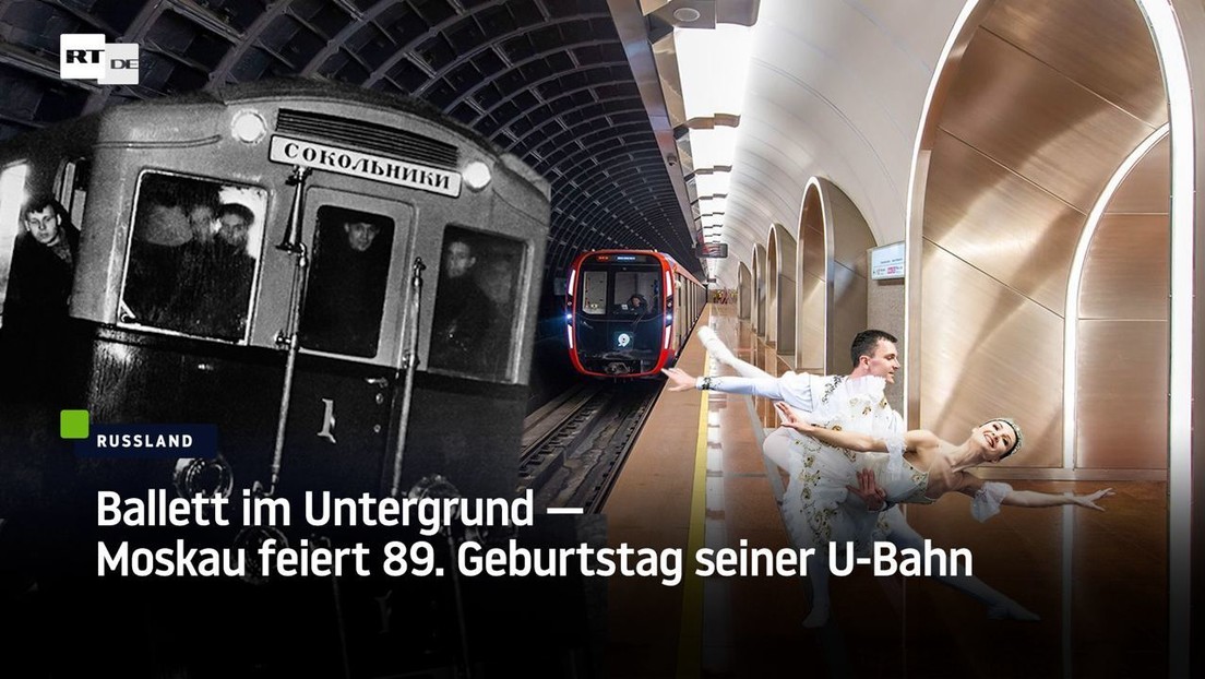 Ballett im Untergrund — Moskau feiert 89. Geburtstag seiner U-Bahn