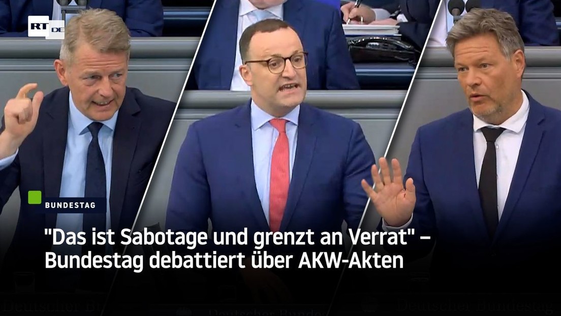 "Das ist Sabotage und grenzt an Verrat" – Bundestag debattiert über AKW-Akten