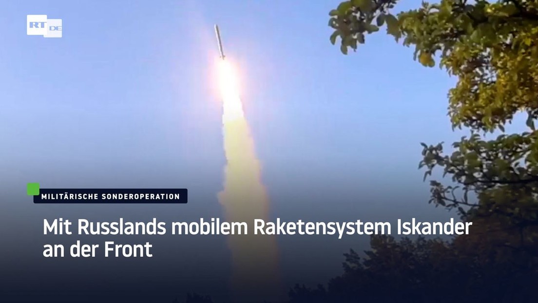 Mit Russlands mobilem Raketensystem Iskander an der Front