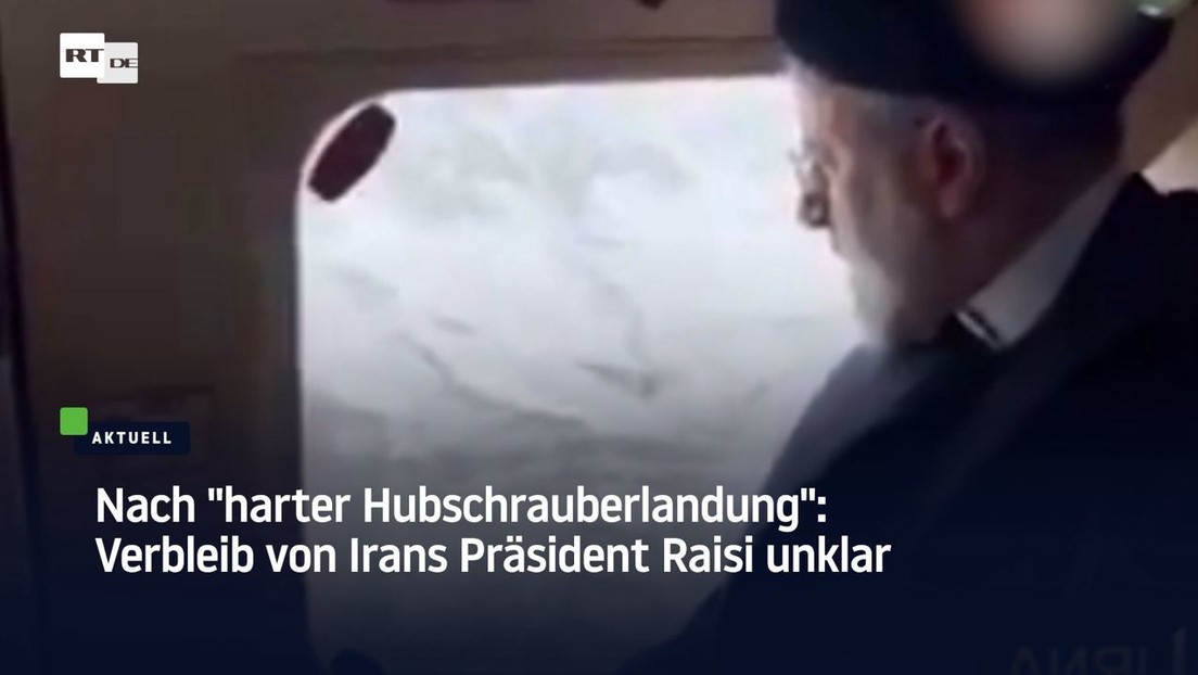 Nach "harter Hubschrauberlandung": Verbleib von Irans Präsident Raisi unklar