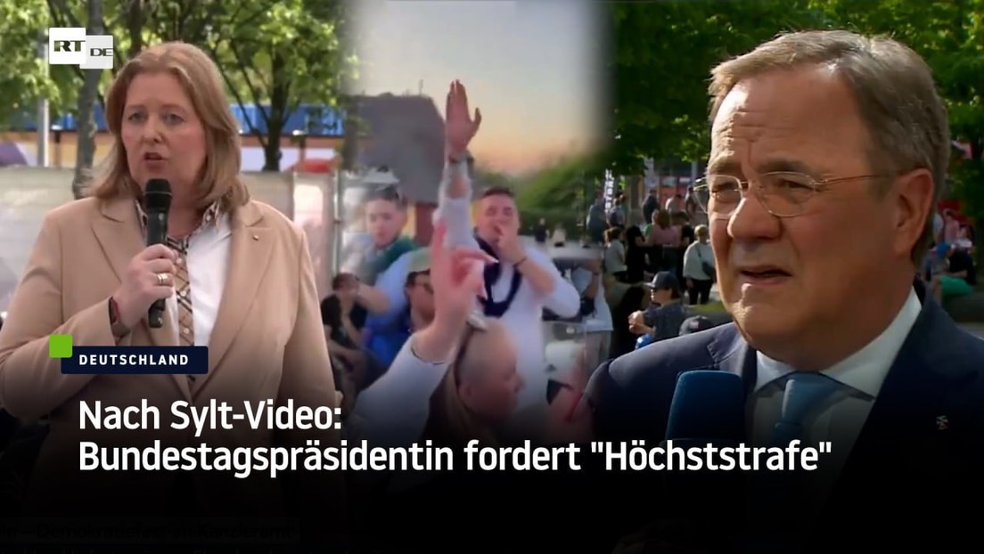Nach Sylt-Video: Bundestagspräsidentin fordert "Höchststrafe"